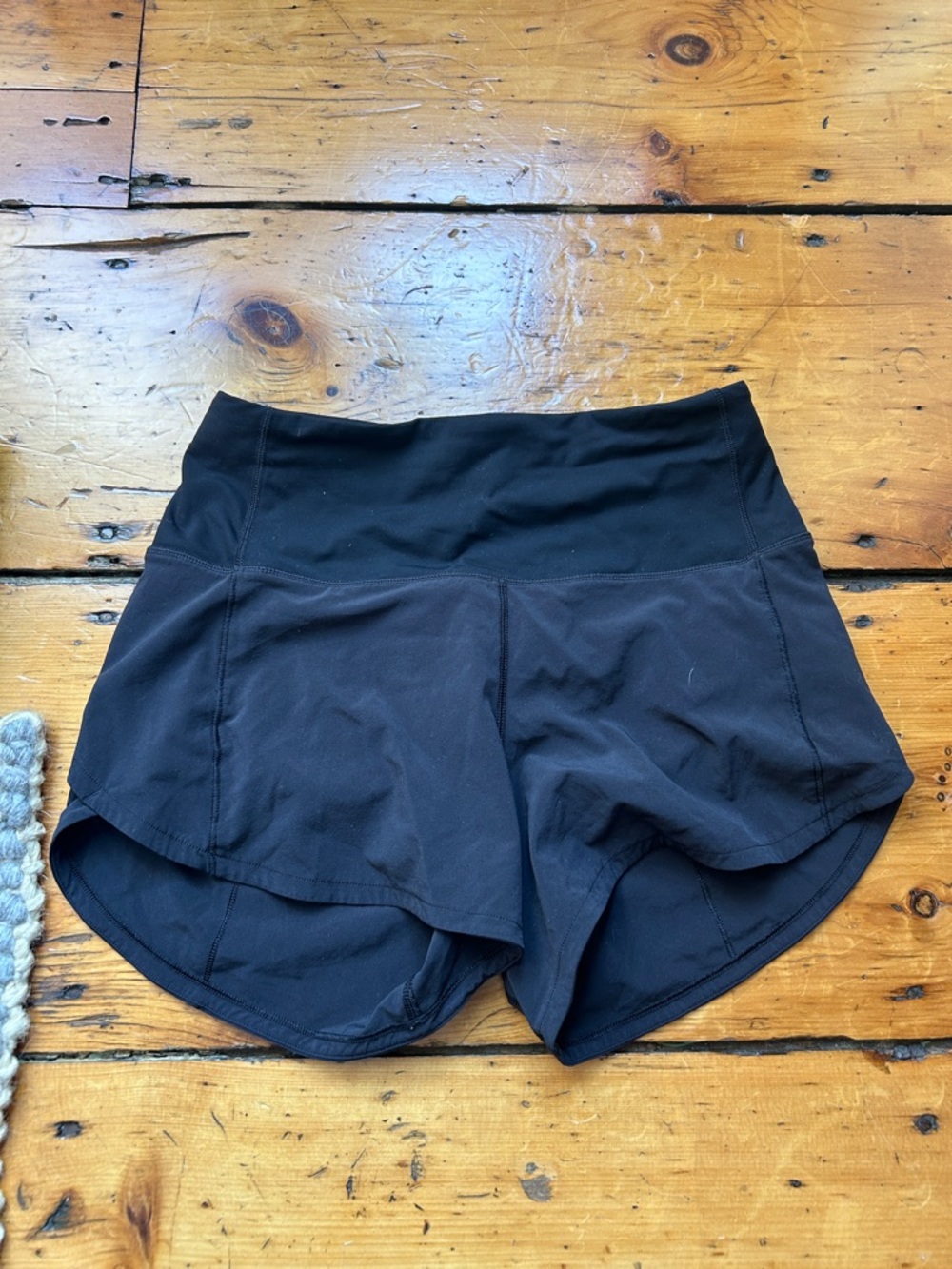 lululemon athletica Black High-Rise Athletic Shorts